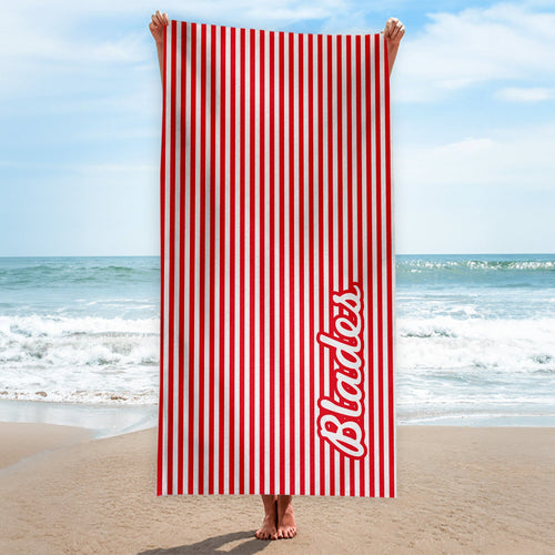Sheffield - Stripes - Microfibre Retro Beach Towel - 150cm x 75cm
