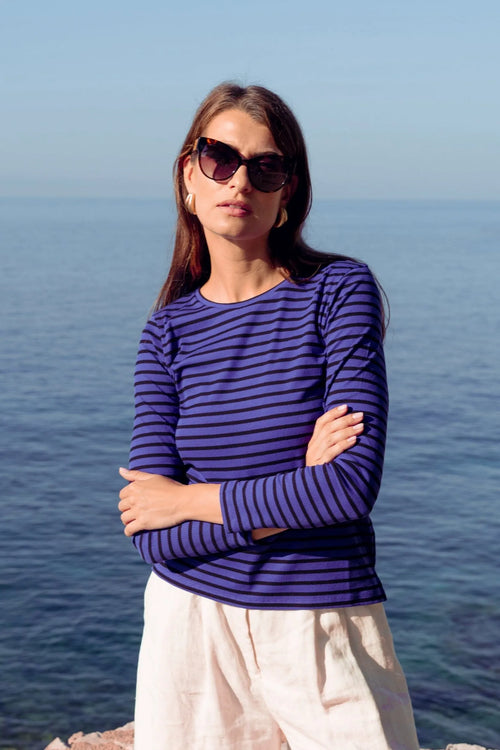 Striped Crew Neck T-shirt