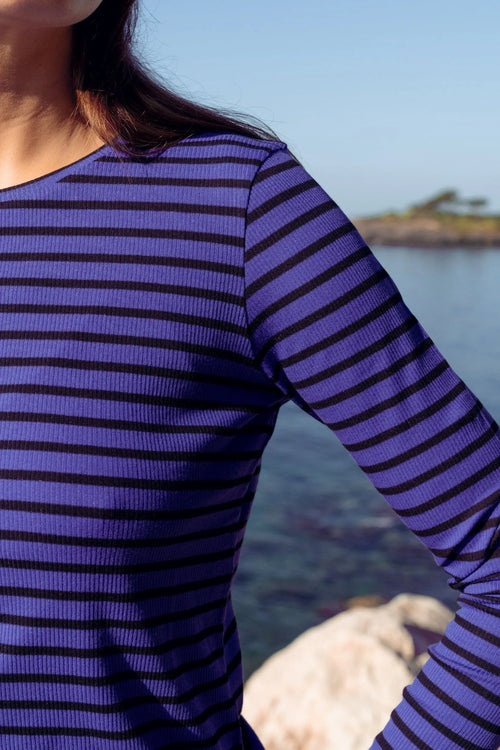 Striped Crew Neck T-shirt