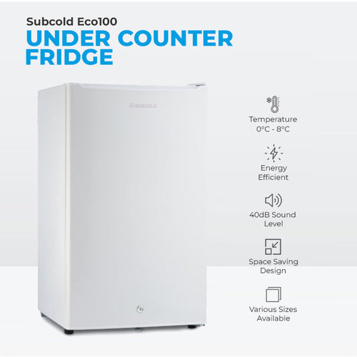 Subcold Eco100 LED Under Counter Fridge