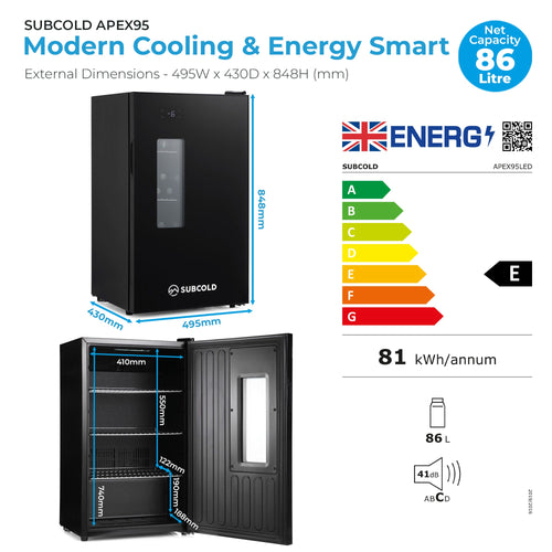 Subcold Apex95 SUB-ZERO Beer Fridge