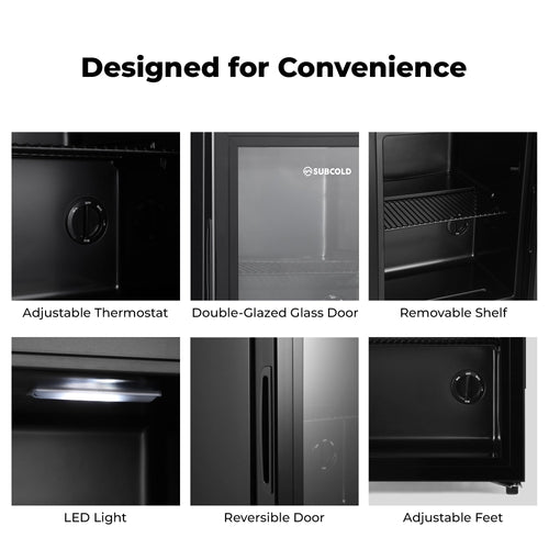 Subcold Cave35-G Glass Door Beer Fridge