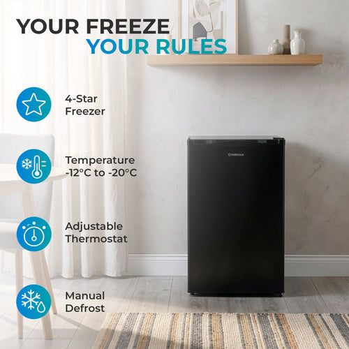 Subcold Eco90F Under Counter Freezer - Black