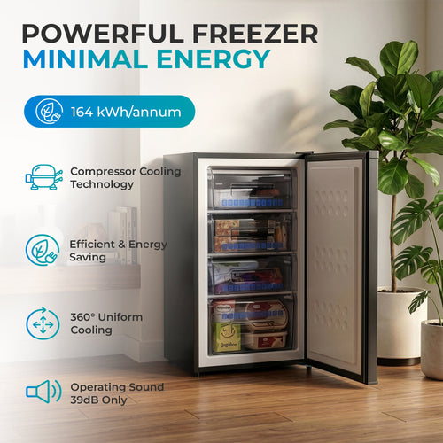 Subcold Eco90F Under Counter Freezer - Black