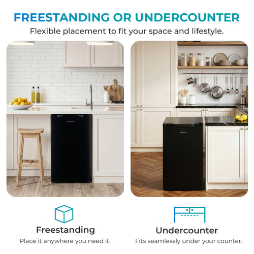 Subcold Eco90F Under Counter Freezer - Black