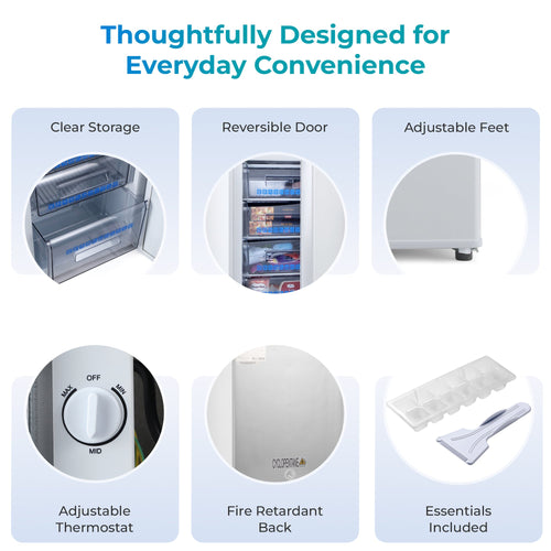 Subcold Eco90F Under Counter Freezer - White