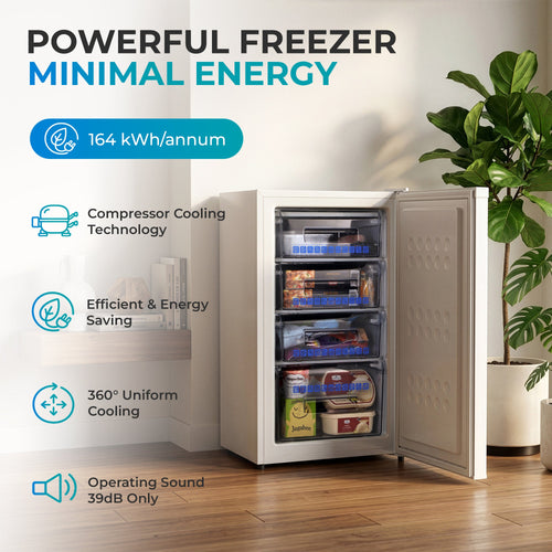 Subcold Eco90F Under Counter Freezer - White