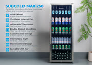 Subcold Maxi250 Tall Drinks Fridge Stainless Steel
