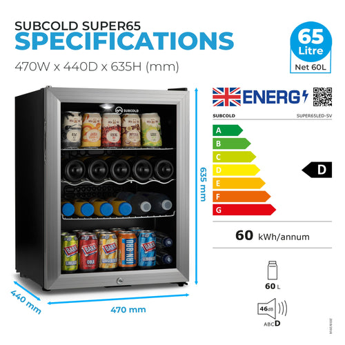 Subcold Super65 LED Beer Fridge
