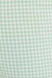 Louche Dora Summer Gingham Shorts In Mint