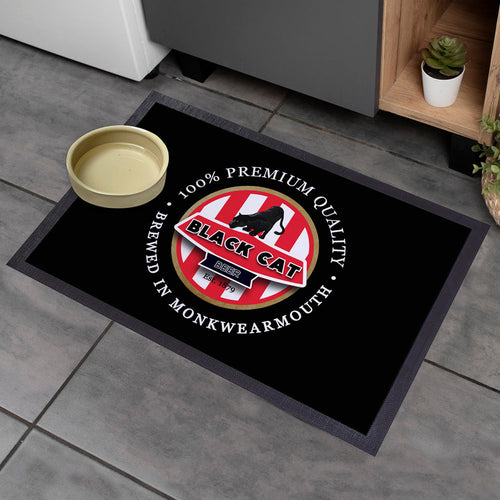 Sunderland Black Cat  - Football Legends - Door Mat -60cm X 40cm