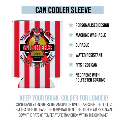 Sunderland FA Cup - Football Legends - Can Cooler