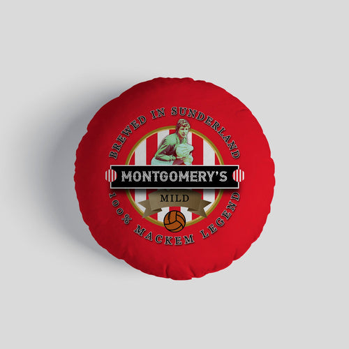 Sunderland Montgomery - Football Legends - Circle Cushion 14"