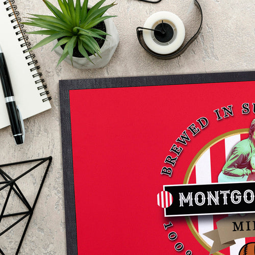 Sunderland Montgomery  - Football Legends - Door Mat -60cm X 40cm