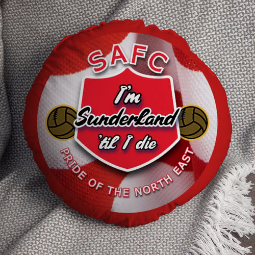 Sunderland Til - Football Legends - Circle Cushion 14"