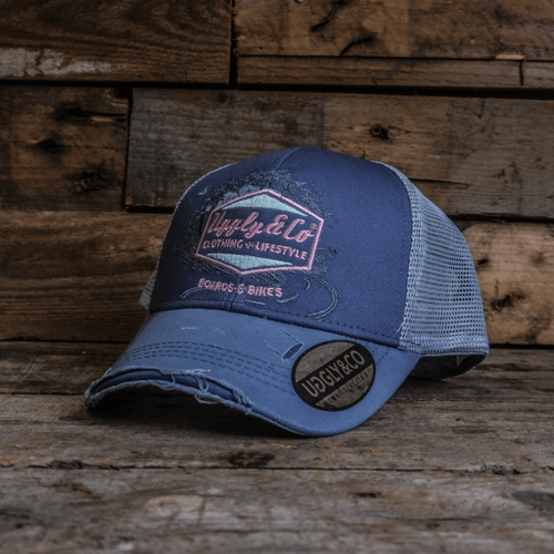 Purple Surf Diamond Trucker Hat
