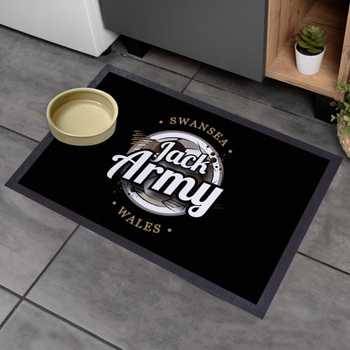 Swansea Jack Army  - Football Legends - Door Mat -60cm X 40cm