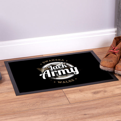 Swansea Jack Army  - Football Legends - Door Mat -60cm X 40cm