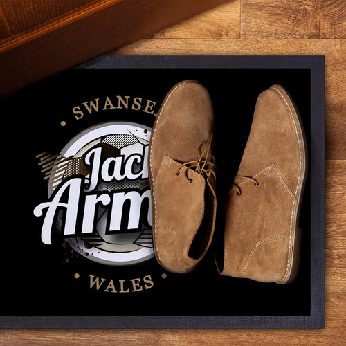 Swansea Jack Army  - Football Legends - Door Mat -60cm X 40cm