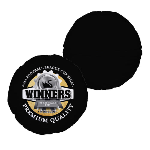 Swansea League Cup - Football Legends - Circle Cushion 14"