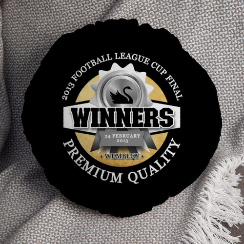 Swansea League Cup - Football Legends - Circle Cushion 14"