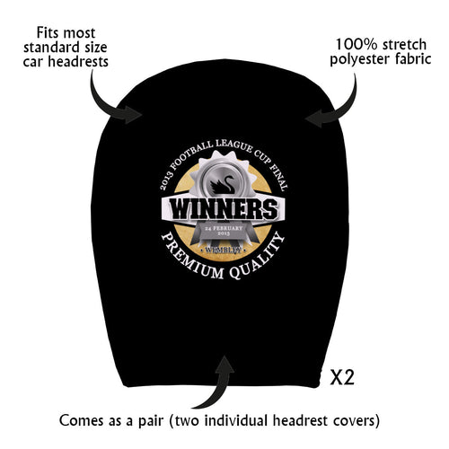 Swansea League Cup - Football Legends - Headrest Cover