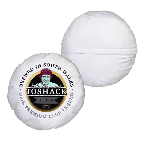 Swansea Toshack - Football Legends - Circle Cushion 14"