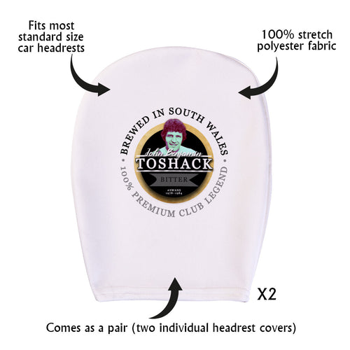 Swansea Toshack - Football Legends - Headrest Cover
