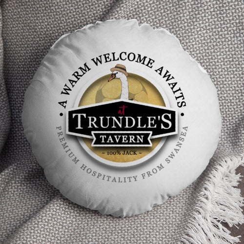 Swansea Trundle - Football Legends - Circle Cushion 14"