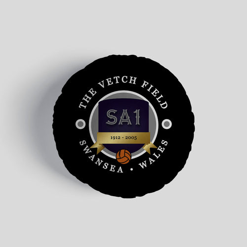Swansea Vetch - Football Legends - Circle Cushion 14"