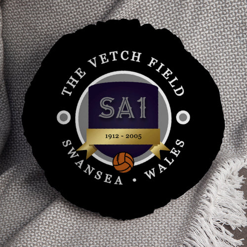 Swansea Vetch - Football Legends - Circle Cushion 14"