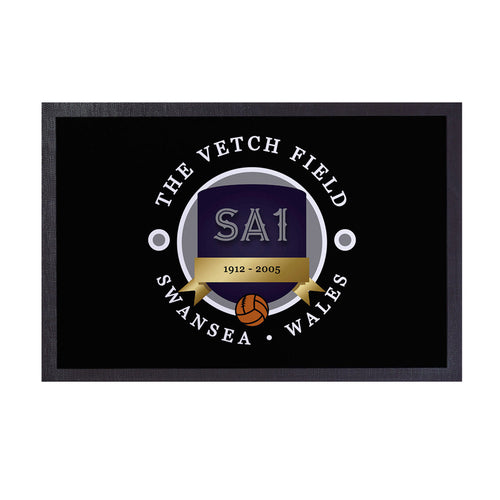 Swansea Vetch  - Football Legends - Door Mat -60cm X 40cm