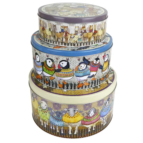 WOOLLIES CAKE TIN SET OF 3