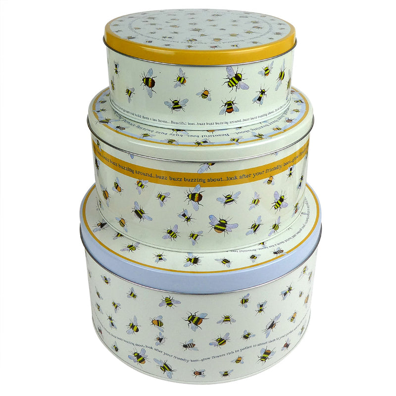 BEES CAKE TINS – SET OF 3