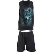 CELTIC WOLF - 4pc Mens Gothic Pyjama Set