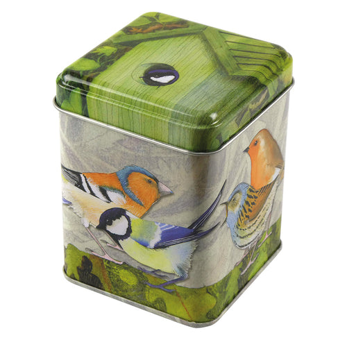 BRITISH BIRDS 100G RECTANGULAR TIN