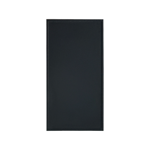 Caradok Blank Plate 25x50, Black