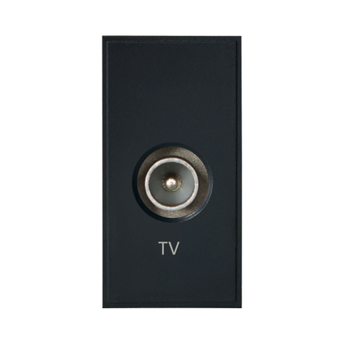 Caradok Screened TV Outlet 25x50, Black