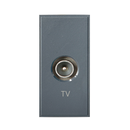 Caradok Screened TV Outlet 25x50, Grey