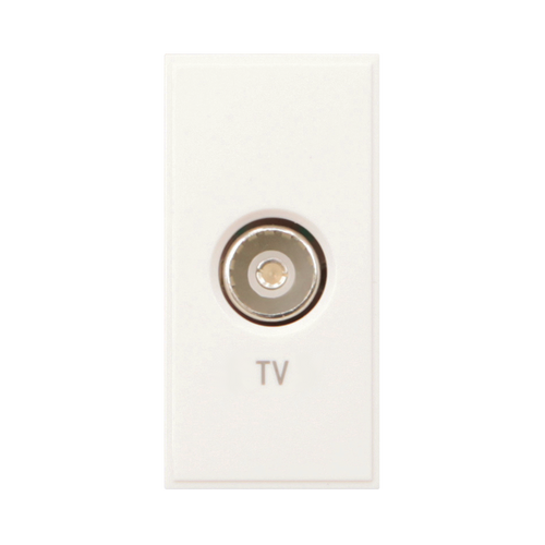 Caradok TV Outlet PCB 25x50, White