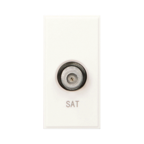Caradok Satellite Outlet 25x50, White