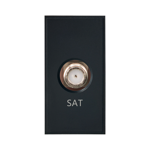 Caradok Satellite Outlet PCB 25x50, Black