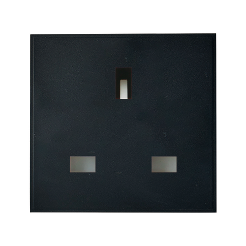 Caradok 13A Socket 50x50, Black