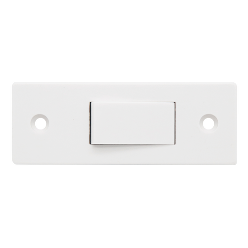 Caradok 1G Architrave Switch c/w Pattress Squared Edge