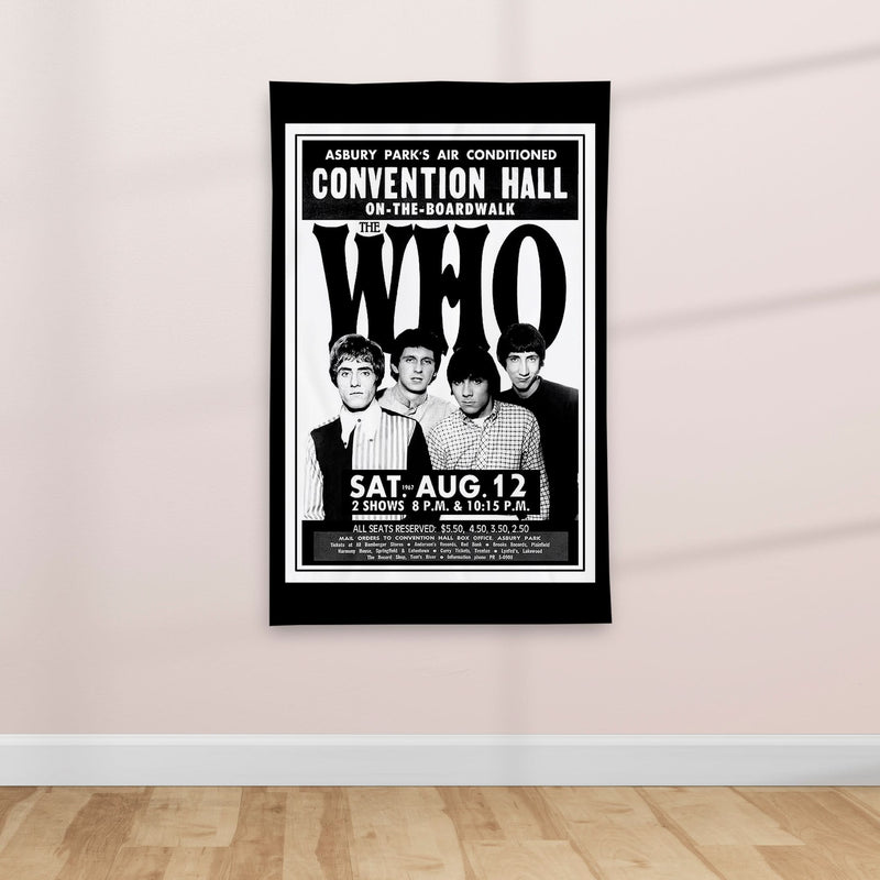 1960's Retro British Rock Music poster - Textile Poster