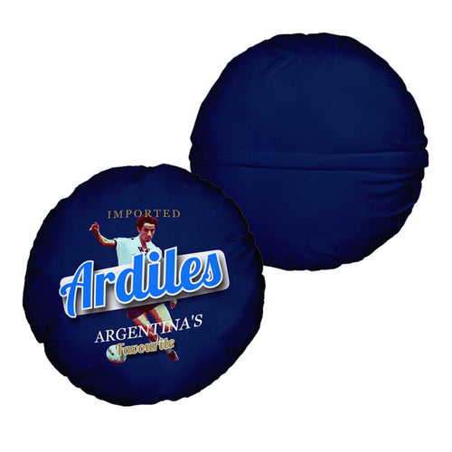 Totts Ardiles - Football Legends - Circle Cushion 14"