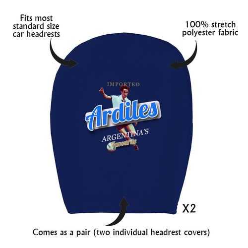 Totts Ardiles - Football Legends - Headrest Cover
