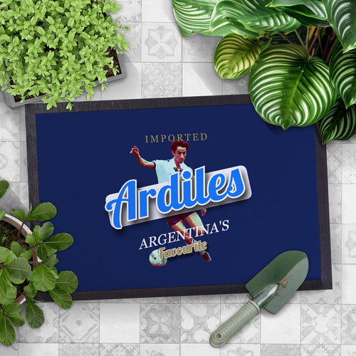 Totts Ardiles  - Football Legends - Door Mat -60cm X 40cm