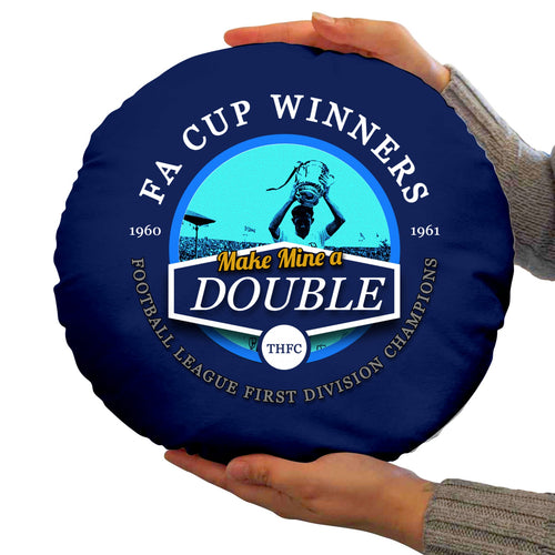 Totts Double - Football Legends - Circle Cushion 14"