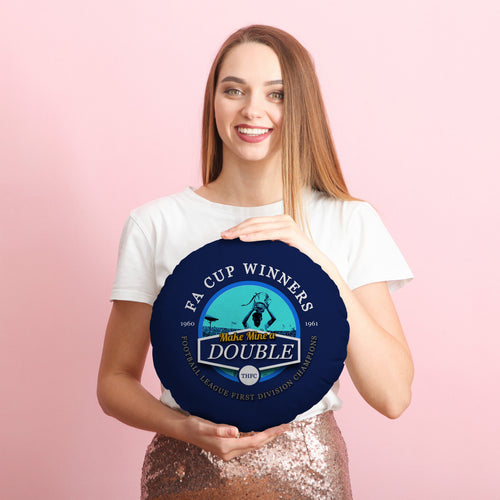 Totts Double - Football Legends - Circle Cushion 14"